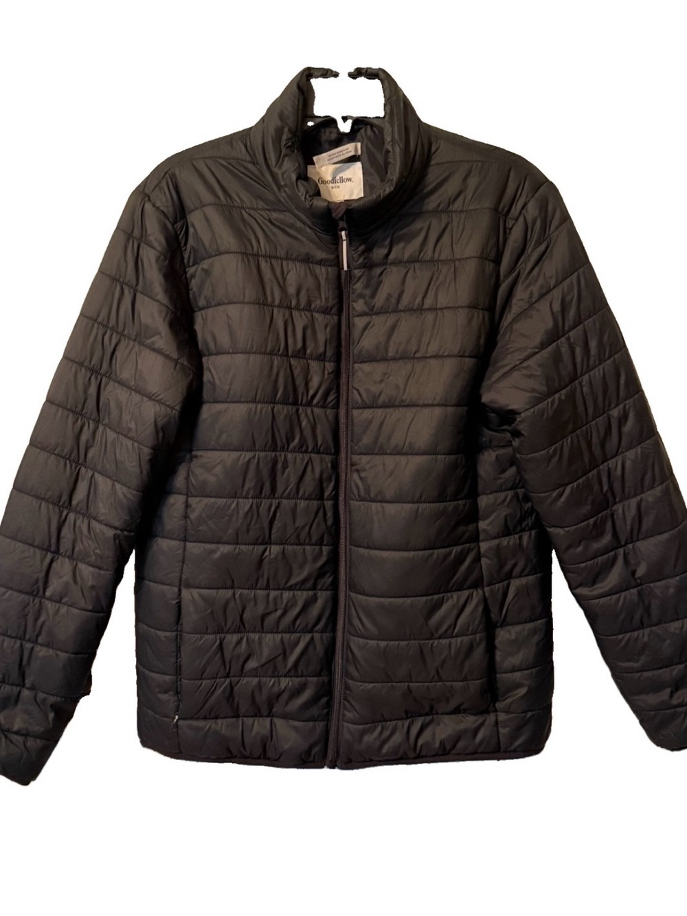 Goodfellow & Co Black Quilted Packable Puffer Jacket Medium